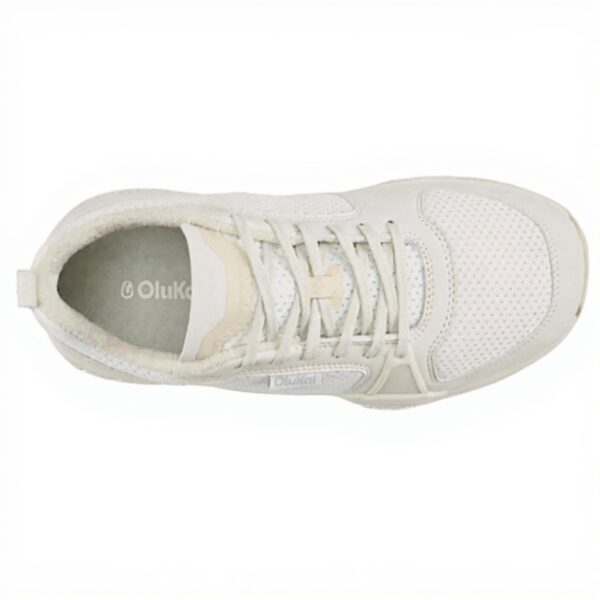 Baskets OLUKAI Anau Homme Confort Usage Quotidien Blanc