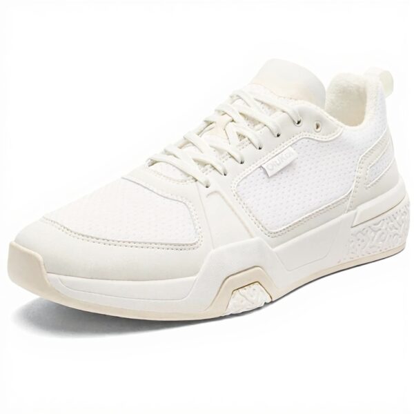 Baskets OLUKAI Anau Homme Confort Usage Quotidien Blanc