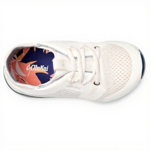 OLUKAI Baskets Huia femme blanc confort design talon tombant