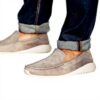 Mocassins OLUKAI Kaa Homme Gris Glacial Confort Talon