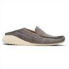 Mocassins OLUKAI Kaa Homme Gris Glacial Confort Talon