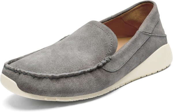 Mocassins OLUKAI Ka'a Homme Gris Glacial Confort Talon-0