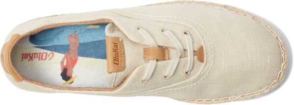 Espadrilles OLUKAI Kaula Pa'a Li femme léger lacets-1