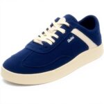 Baskets femme OLUKAI Haupu cuir daim confort lacets marine