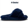 Pantoufles OLUKAI Hila Heu femme peau mouton antidérapantes