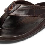 Sandales homme OLUKAI Hokule'a cuir pleine fleur semelle EVA-0