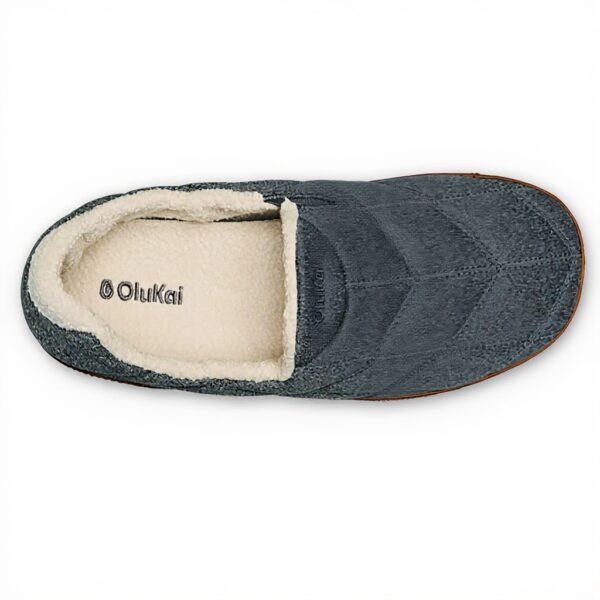 Chaussons OLUKAI Homme Pukui Confort Cuir Pleine Fleur