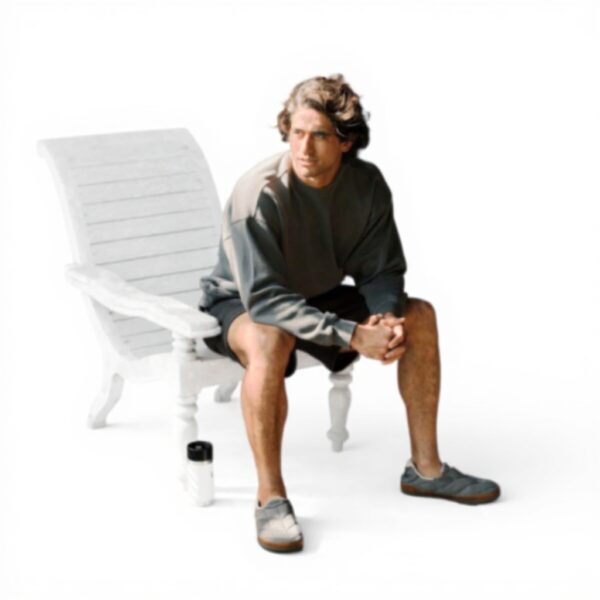 Chaussons OLUKAI Homme Pukui Confort Cuir Pleine Fleur