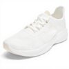 Baskets OLUKAI Homme Tricot Respirant Talon Tombant Blanc
