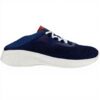 OLUKAI Baskets Homme Tricot Respirant Talon Tombant Bleu