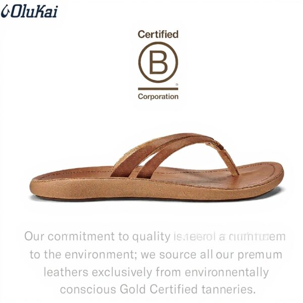Sandales OluKai Kapehe Luana cuir pleine fleur confort femme