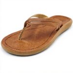 Sandales OluKai Kapehe Luana cuir pleine fleur confort femme