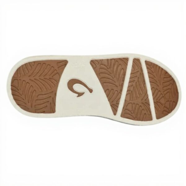 Baskets OLUKAI Kiihele Li Femme Toile Daim Blanc Cassé