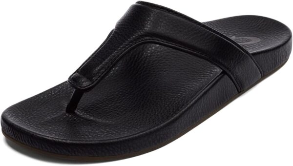 Sandales OLUKAI Kipe'a Lipi cuir souple confort femme tongs-0