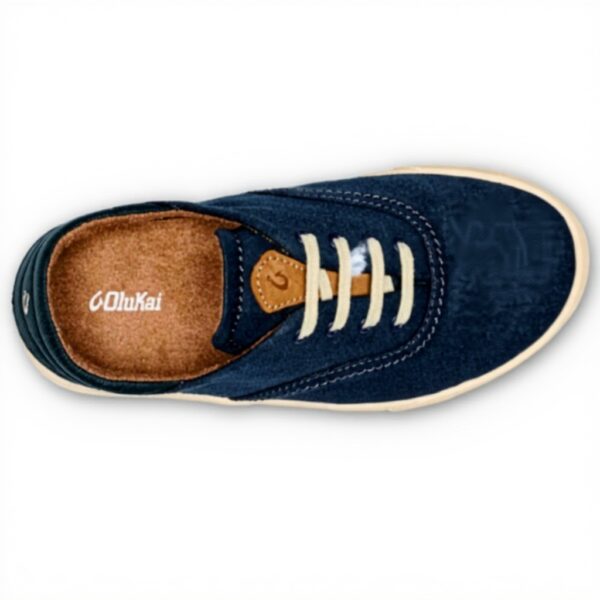 Baskets OLUKAI Kohu femme toile légère confort journée bleu