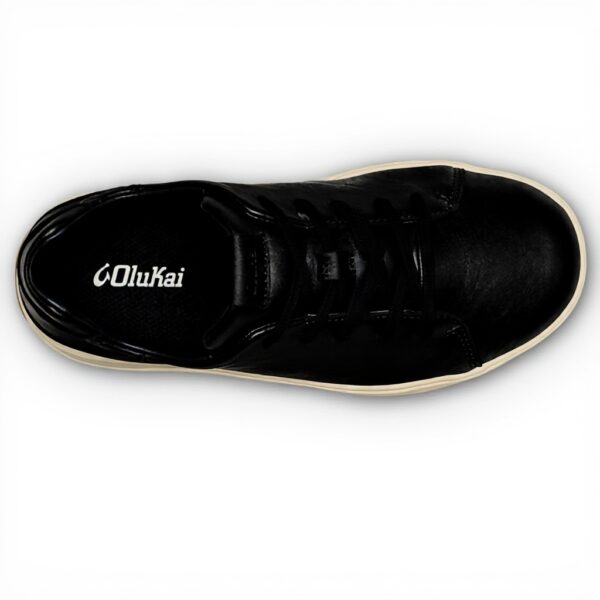 Baskets OLUKAI Laeahi cuir homme talon tombant confort