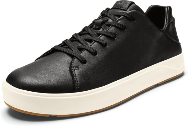 Baskets OLUKAI Lae'ahi cuir pleine fleur talon tombant homme-0