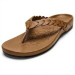 Sandales OLUKAI Lei Tongues Femme Cuir Confortable