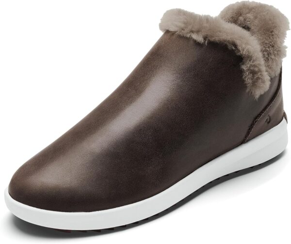 Bottes OLUKAI Malua Hulu cuir nubuck imperméable femme-0