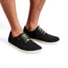 Mocassin Olukai Nohea Moku Homme Noir Maille Respirante