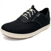Mocassin Olukai Nohea Moku Homme Noir Maille Respirante