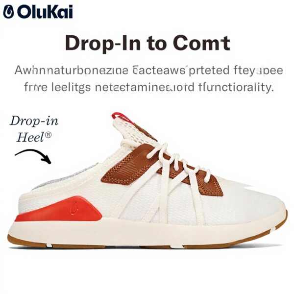 Baskets homme OLUKAI Mio Li maille respirante confort voûte