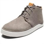 OLUKAI Papaku Ili Bottes pour homme, cuir imperméable durable, doublure matelassée confortable, coussin sous le pied, semelles en caoutchouc confortables et adhérentes sur lhumidité, graphite