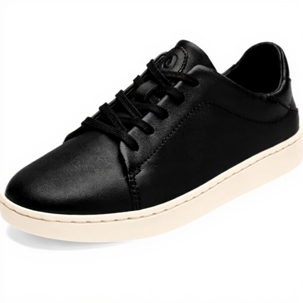 Baskets OLUKAI Pehuea cuir décontractées talon tombant femme