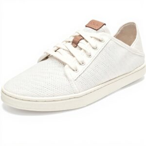 Baskets OluKai Pehuea Li Blanc Maille Léger Femme