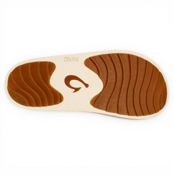 Pantoufles OLUKAI peau mouton cuir nubuck confort femme