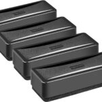 Effaceur tableau blanc Amazon Basics Lot de 4 noir-0