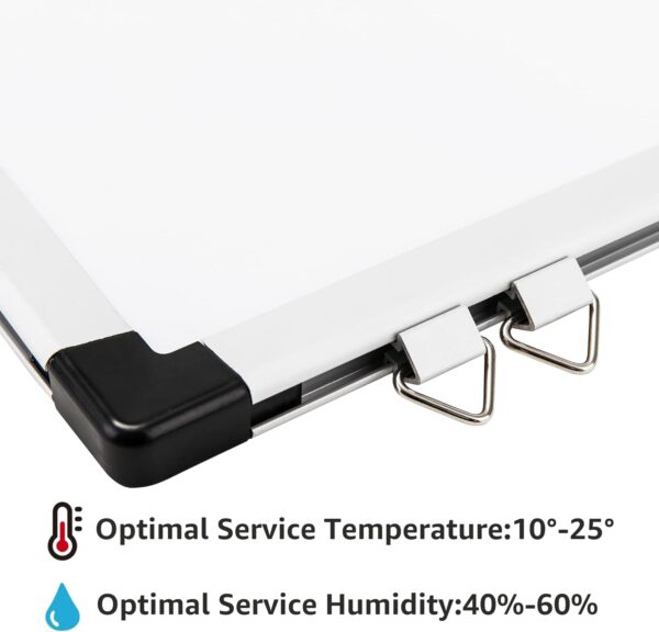 Tableau blanc magnétique Amazon Basics aluminium effaçable à-2