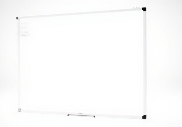 Tableau blanc magnétique Amazon Basics aluminium effaçable à