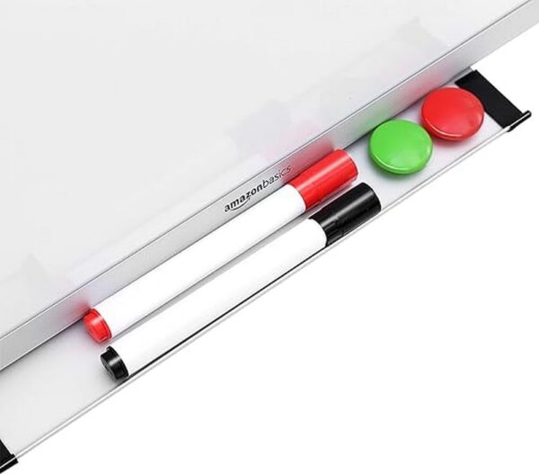 Tableau blanc magnétique Amazon Basics aluminium effaçable à-2