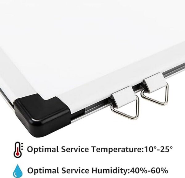Tableau blanc magnétique Amazon Basics aluminium effaçable à-3