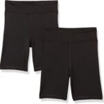 Shorts cycliste fille Amazon Essentials noir sport-0