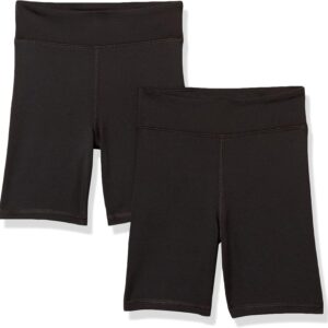 Shorts cycliste fille Amazon Essentials noir sport-0