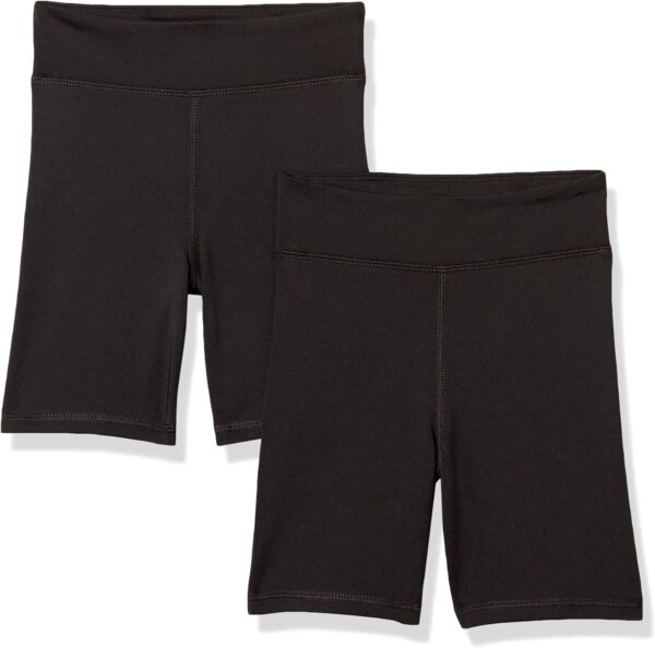Shorts cycliste fille Amazon Essentials noir sport-0