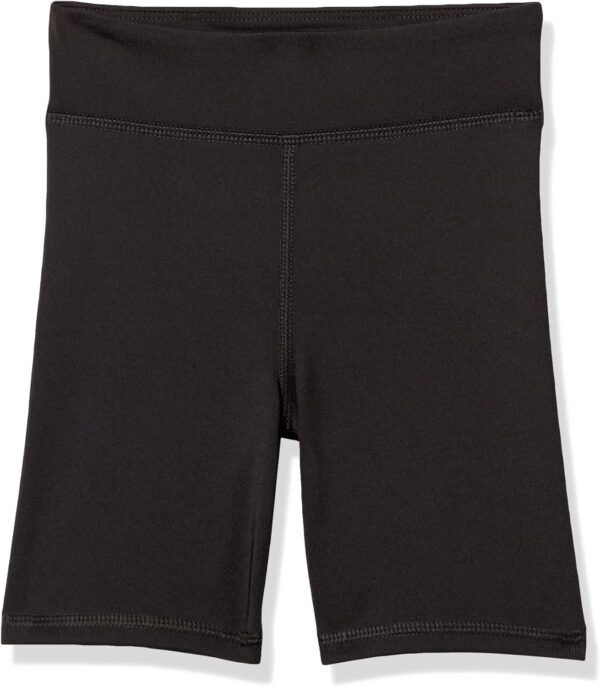 Shorts cycliste fille Amazon Essentials noir sport-1