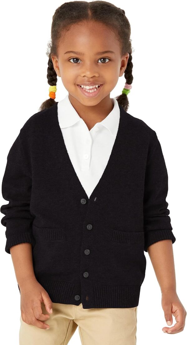 Cardigan garçon coton uniforme Amazon Essentials col V-5