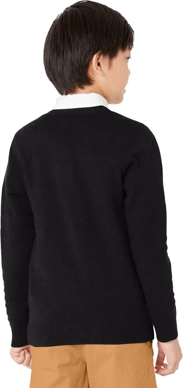 Cardigan garçon coton uniforme Amazon Essentials col V-3