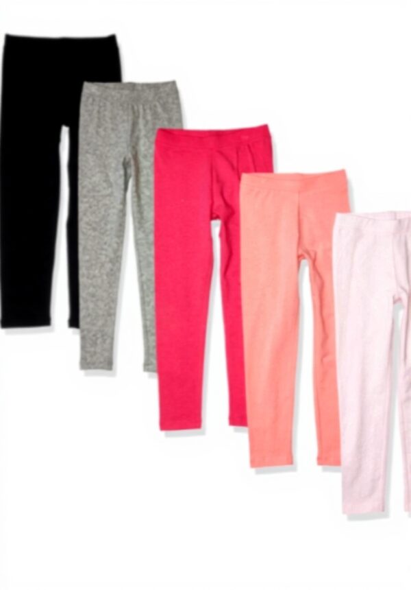 Legging bébé Amazon Essentials lot 5 coton extensible