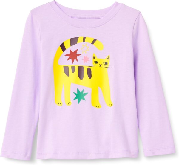 T-shirts manches longues fille Amazon Essentials coton-0