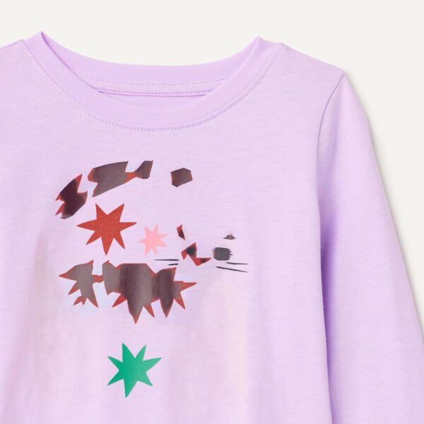 T-shirts manches longues fille Amazon Essentials coton-3