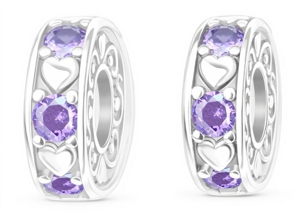 Breloque argent sterling 925 Amieween perles silicone