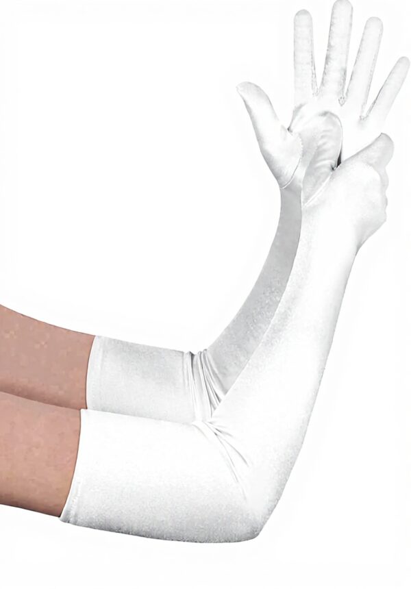 Aomig Gants Femme Satin Long Soirée Déguisement Danse