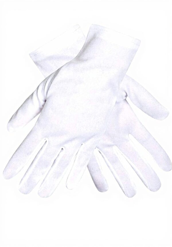Gants Boland Aptafêtes polyester blanc adulte déguisement