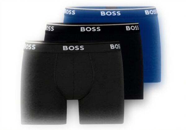 Boxers BOSS Hommes Coton Stretch Lot de Trois Couleurs
