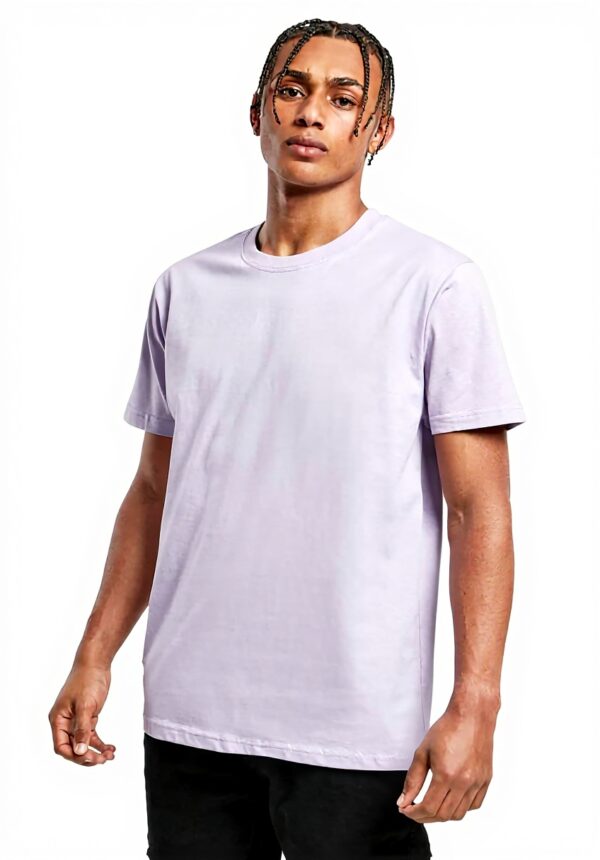 T-shirt col rond homme Build Your Brand coton doux coupe