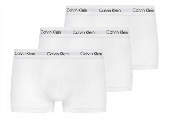 Calvin Klein Boxers Taille Basse Lot de 3 Homme Coton